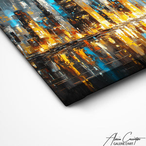TABLEAU NEW YORK ABSTRAIT AlessioCacciatore