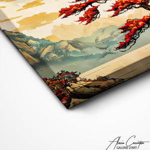 TABLEAU ARBRE JAPONAIS Alessio Cacciatore