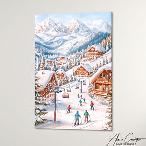 Cadre Avec Neige