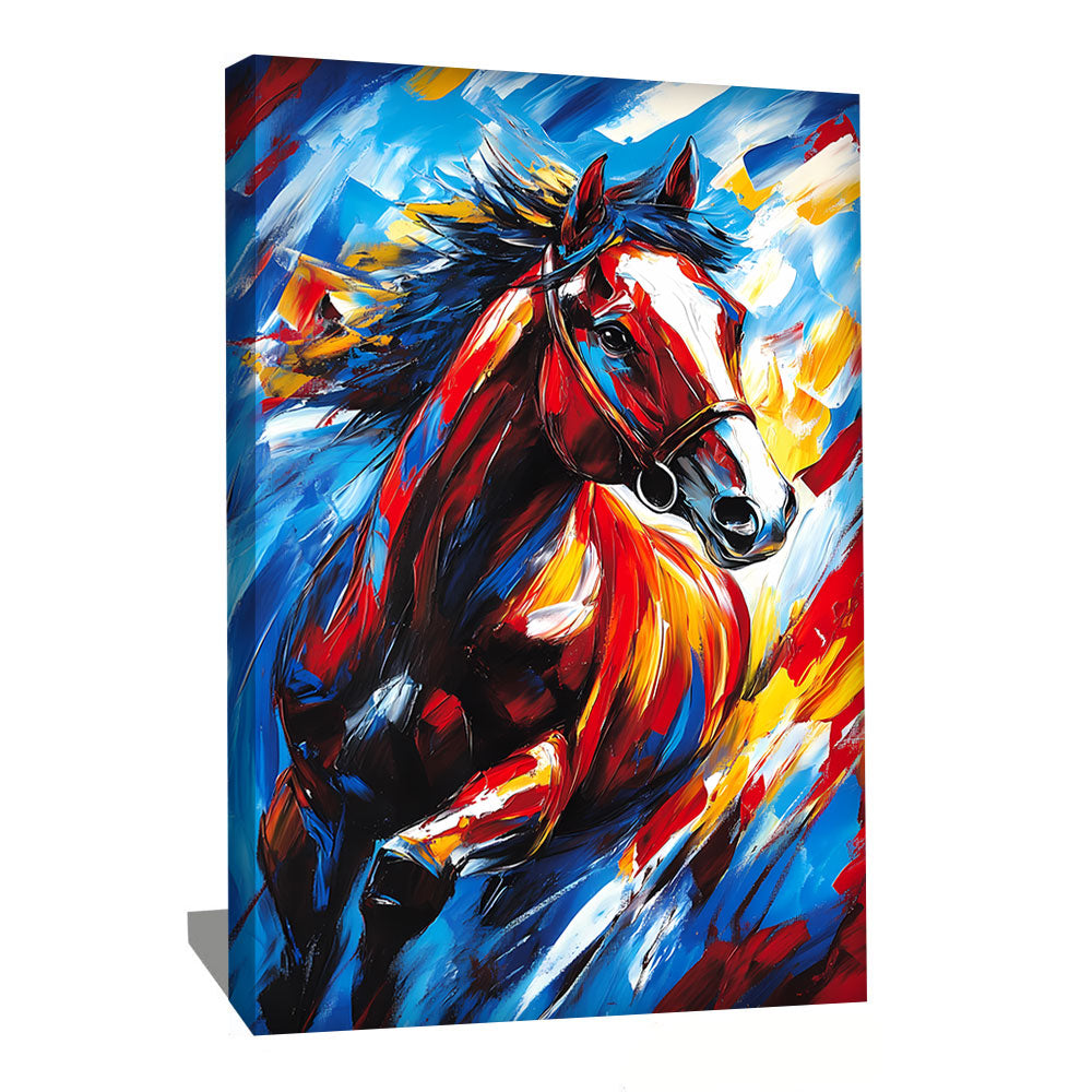 MULTICOLOR HORSE PAINTING