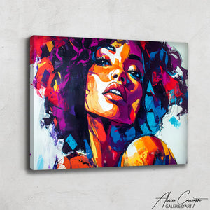 Tableau Peinture Femme Sensuelle