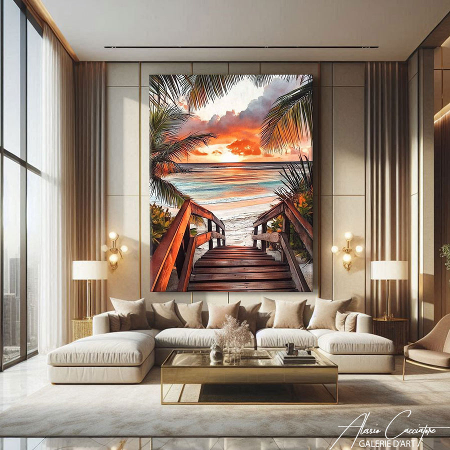 TABLEAU DECO MER – mise en situation
