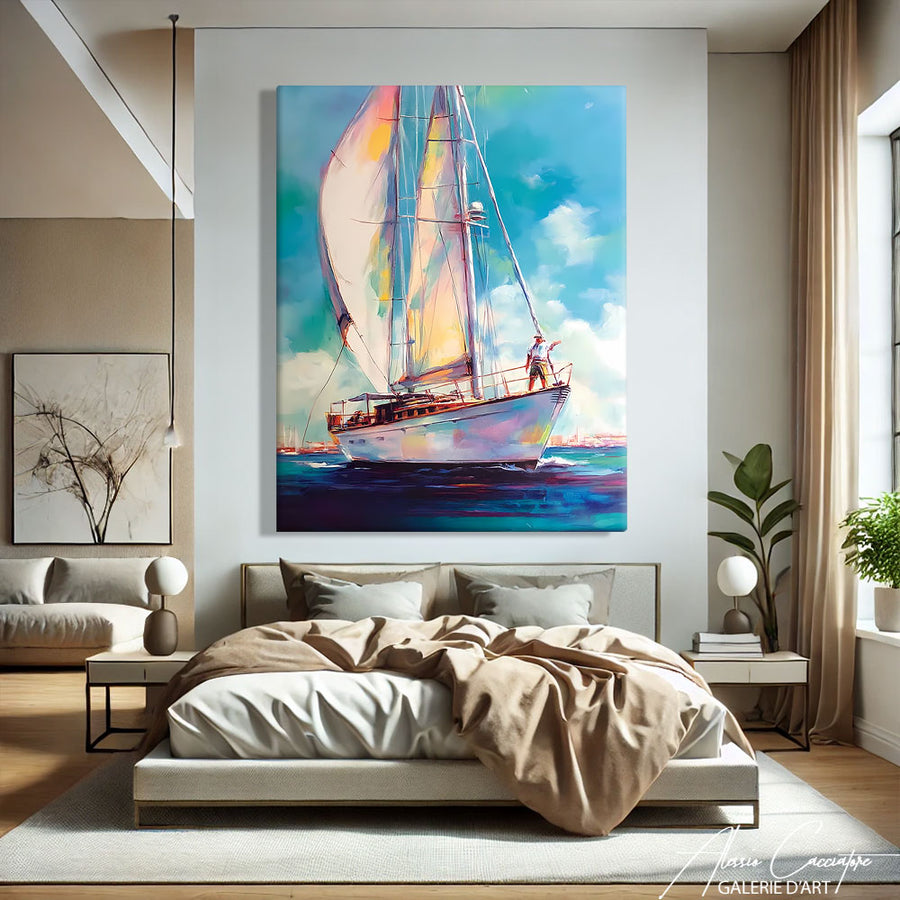 Tableau De Voilier – mise en situation