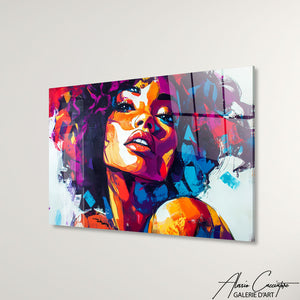 Toile Femme Colorée