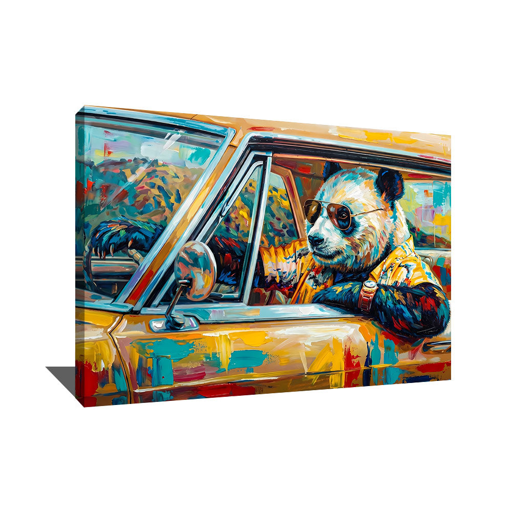 Tableau Panda Coloré