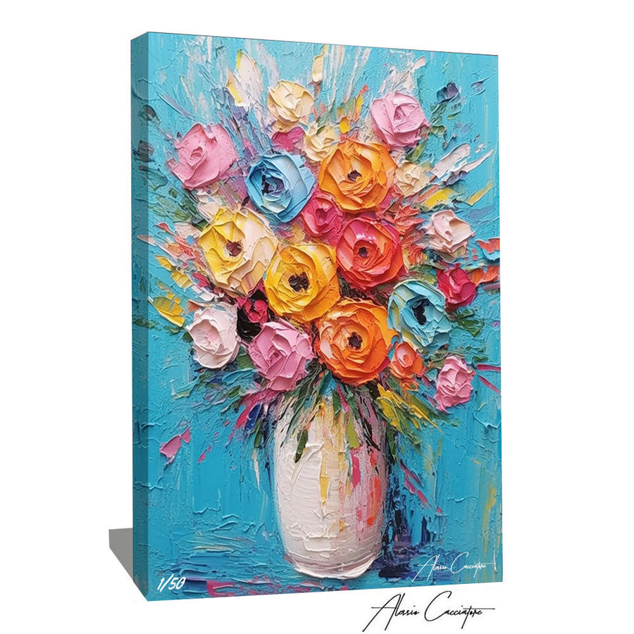 tableau pivoine