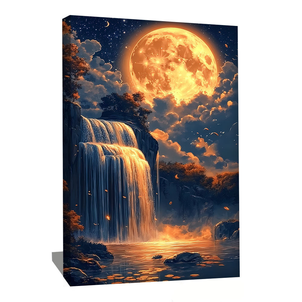 TABLEAU LUNE CASCADE