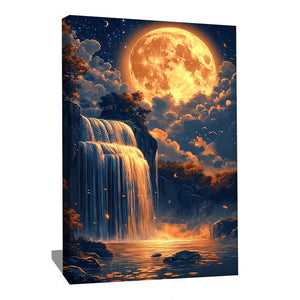 TABLEAU LUNE CASCADE