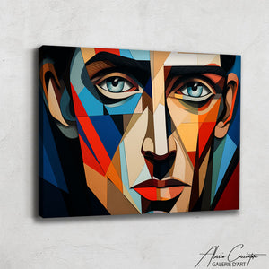tableau cubisme portrait