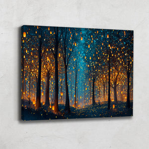 TABLEAU FORET JAPONAISE AlessioCacciatore