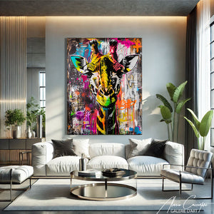 Image Peinture Girafe