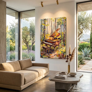 Affiche Piano Peinture