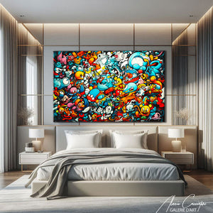 tableau street art peinture