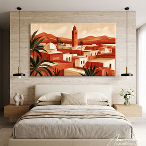 Toile Terracotta Maroc