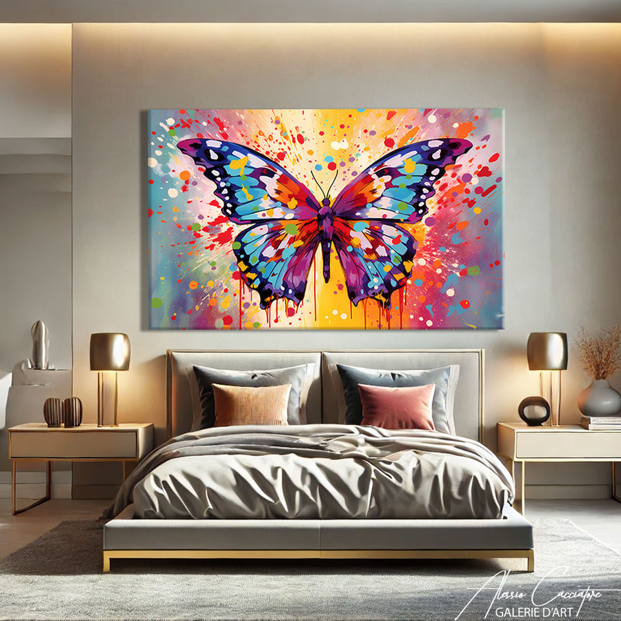 Tableau Lumineux Papillon – mise en situation