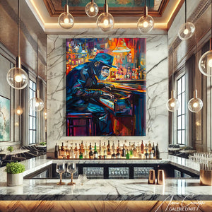 Singe Peinture Couleur