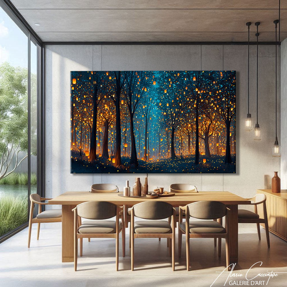 TABLEAU FORET JAPONAISE AlessioCacciatore