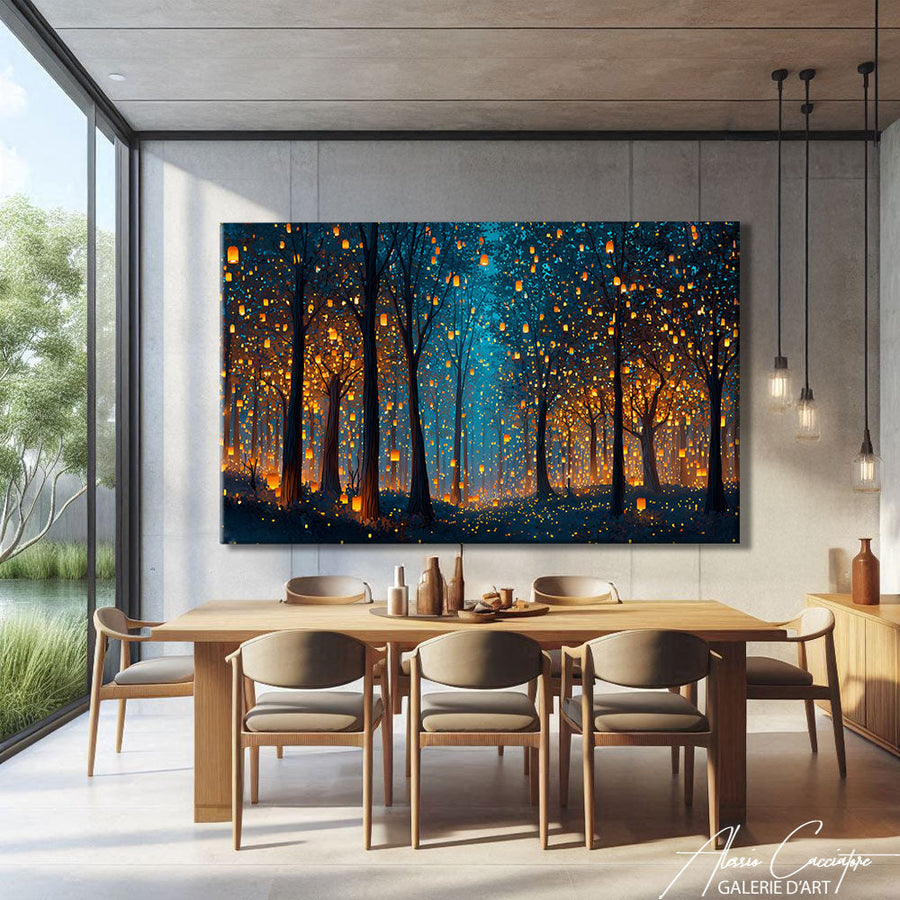 TABLEAU FORET JAPONAISE AlessioCacciatore – mise en situation
