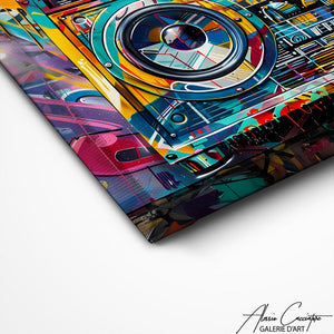TABLEAU MUSIQUE STREET ART Alessio Cacciatore