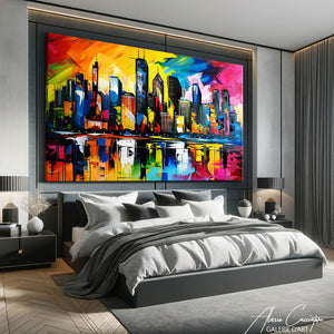 Tableau de Ville Moderne