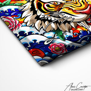 TABLEAU TIGRE ASIATIQUE Alessio Cacciatore