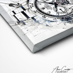 TABLEAU ROLEX NOIR ET BLANC Alessio Cacciatore