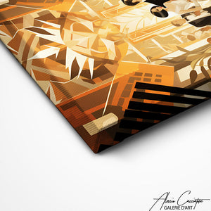 TABLEAU ART DECO CONTEMPORAIN Alessio Cacciatore