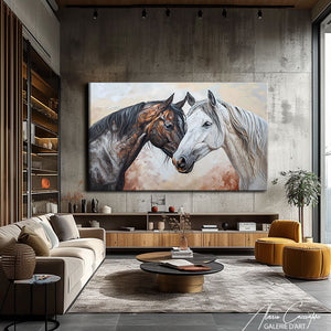 Tableau Aquarelle Cheval