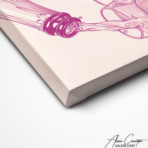 TABLEAU CHAMPAGNE MODERNE Alessio Cacciatore