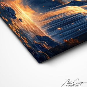 TABLEAU LUNE CASCADE Alessio Cacciatore