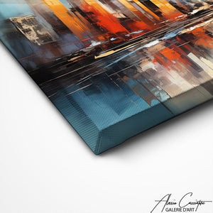 TABLEAU ABSTRAIT NEW YORK Alessio Cacciatore