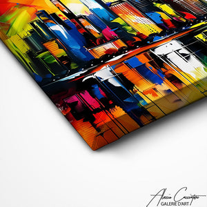 TABLEAU VILLE MODERNE Alessio Cacciatore