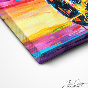 TABLEAU PORSCHE POP ART AlessioCacciatore