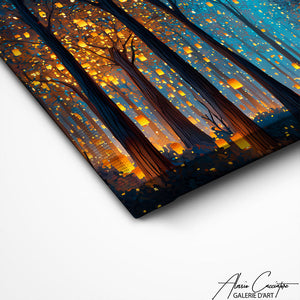 TABLEAU FORET JAPONAISE AlessioCacciatore