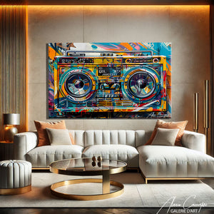 TABLEAU STREET ART MUSIQUE