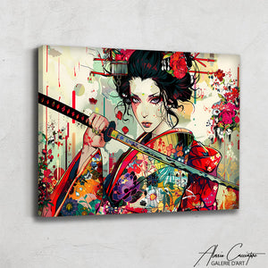 Peinture Kimono Japonais