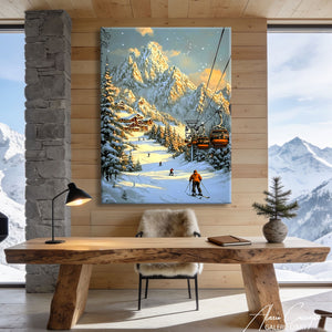 Affiche Hiver Neige