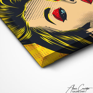 TABLEAU PORTRAIT POP ART AlessioCacciatore