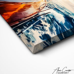 TABLEAU BATEAU EN MER AlessioCacciatore