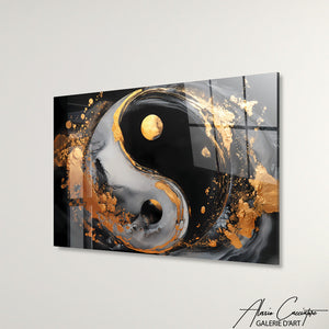 TABLEAU YIN YANG ABSTRAIT AlessioCacciatore