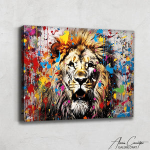 Tableau Street Art Lion
