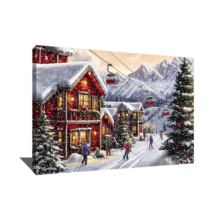 Tableau Ski Peinture