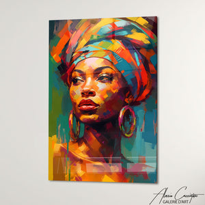 TABLEAU DE FEMME AFRICAINE Alessio Cacciatore