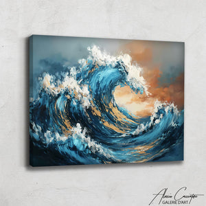 Tableau Mer Abstrait