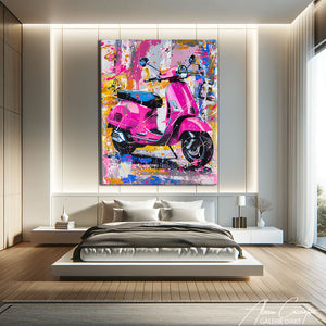 tableau abstrait pop art