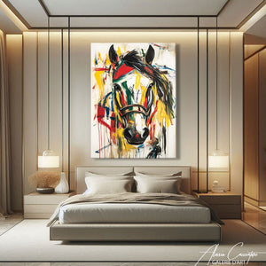 Tete Cheval Coloré