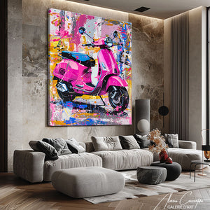 tableau coloré pop art