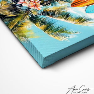 TABLEAU SURF PLAGE Alessio Cacciatore