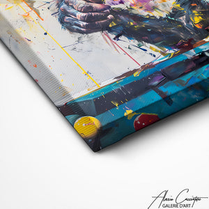 TABLEAU SINGE BILLARD Alessio Cacciatore