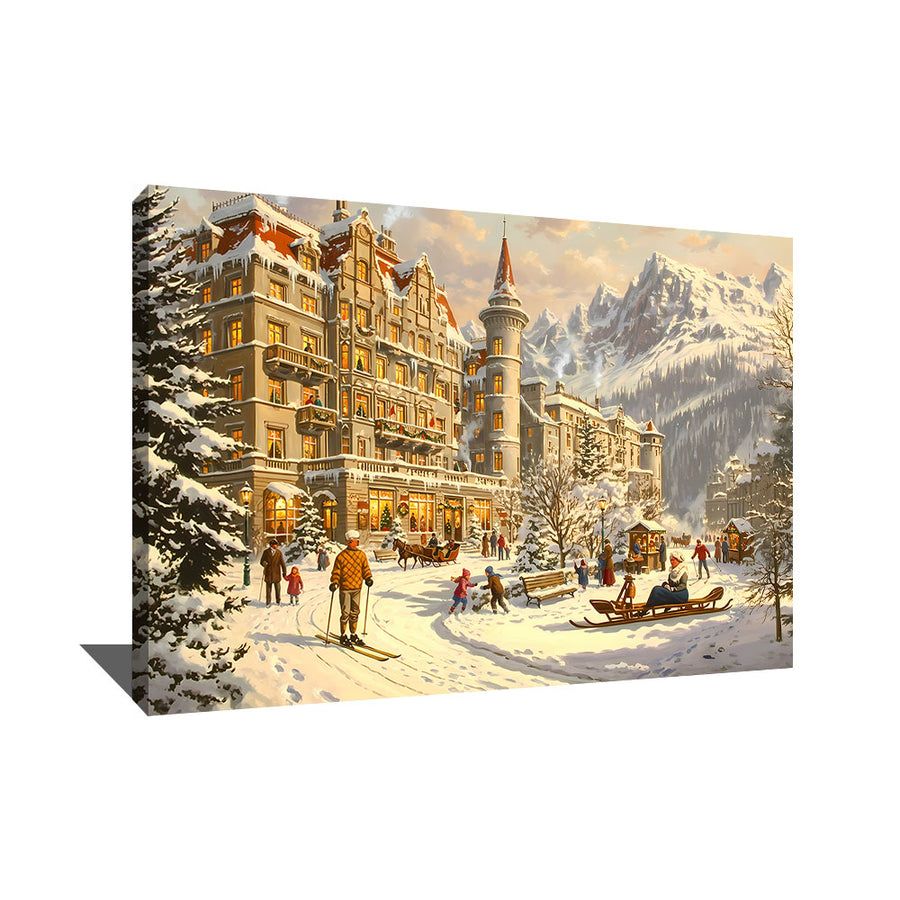 Tableau Paysage D'hiver
